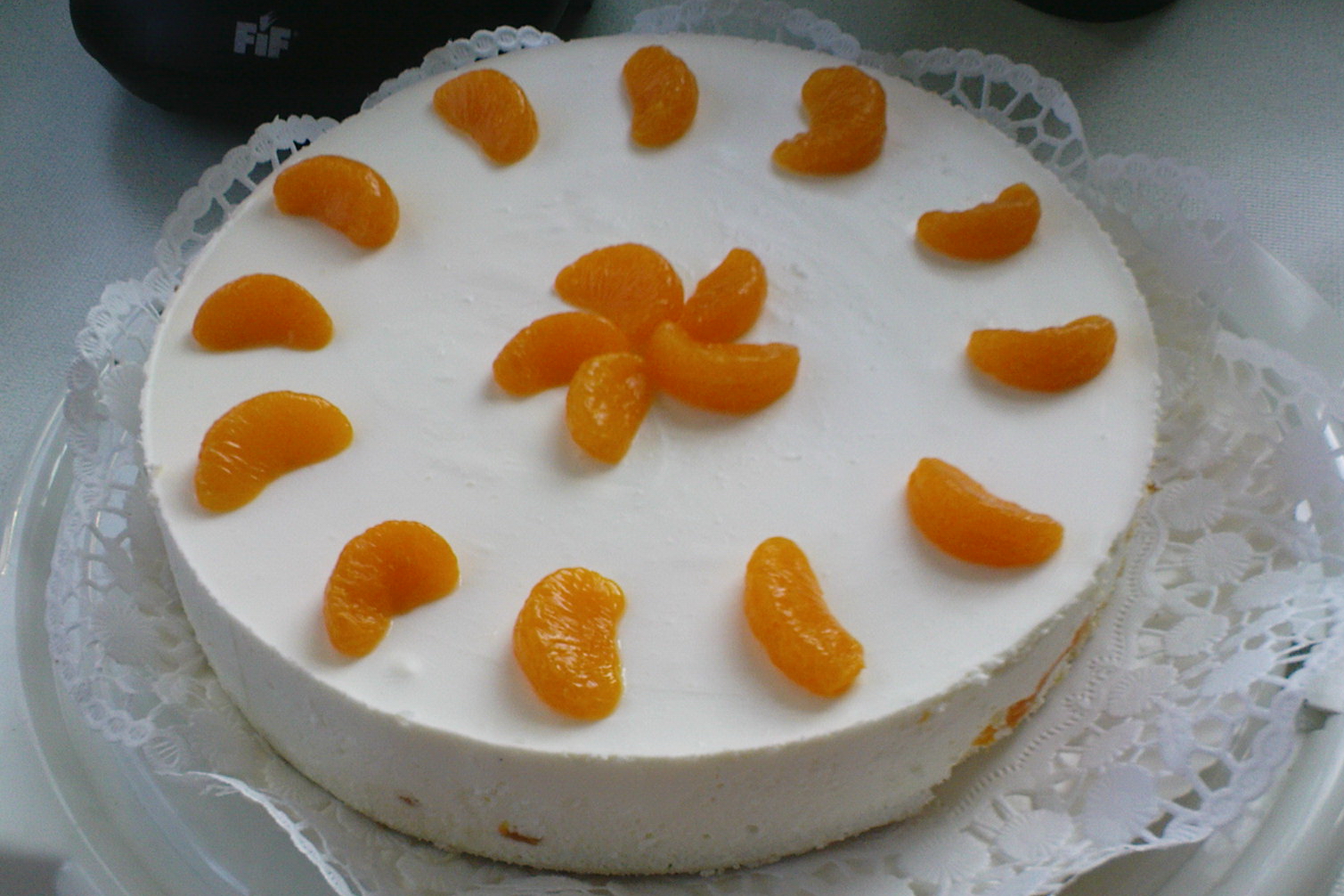 mandarinen quark kuchen springform