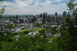 Blick vom Parc du Mont-Royal auf Montréal